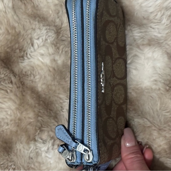 COACH Double Zip Wristlet Wallet - Picture 4 of 10